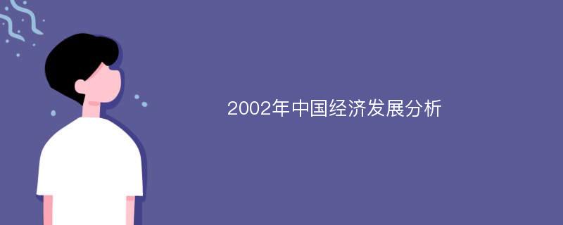 2002年中国经济发展分析